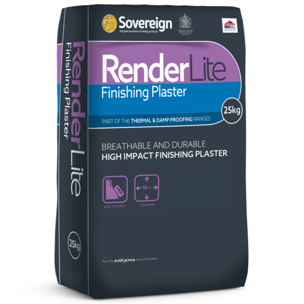 Sovereign Renderlite Finish Plaster 25kg